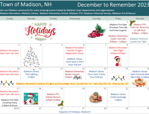 Madison December to Remember Calendar 2023